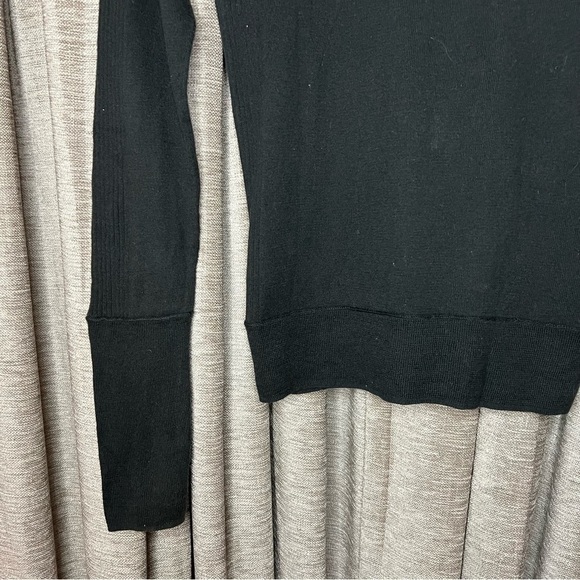 Y2K American Eagle Black V Neck Lightweight Cardigan Size Medium - Picture 9 of 13